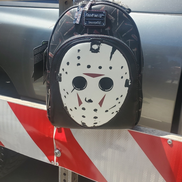 Loungefly Friday The 13th Mini Backpack And Wallet Set - Picture 2 of 3